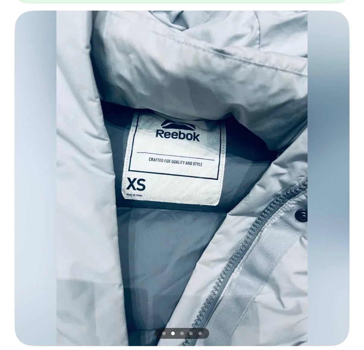 Reebok Спортивный пуховик, XS — 3