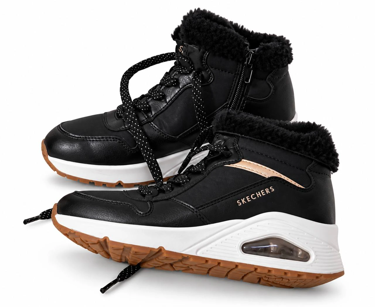 Skechers Детские кожаные ботинки, EU 35 — 1