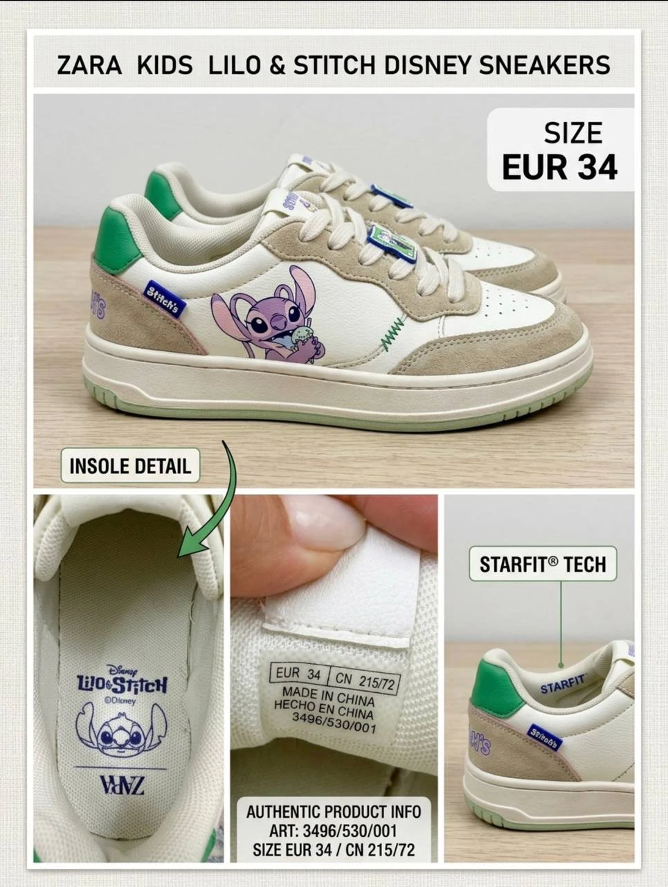 ZARA KIDS Обувь, EU 34 — 1