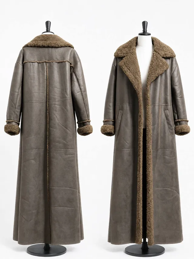 BOOHOO Дублёнка из экокожи, M/L