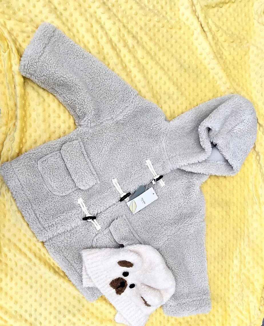 TEDDY Дубленка и шапочка, 110 см (4–5 лет) — 2