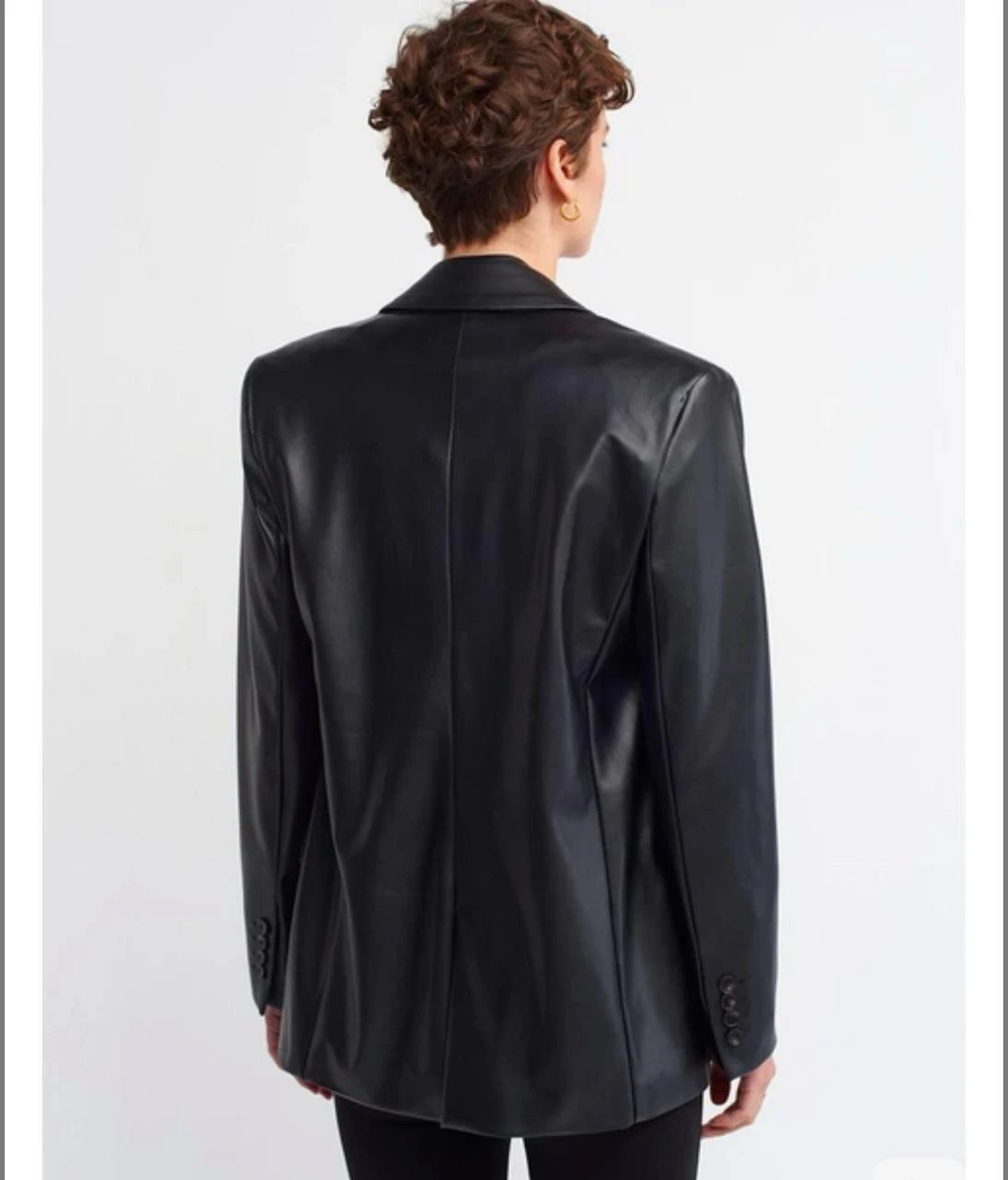 Dilvin Кожаный пиджак, L/XL — 4