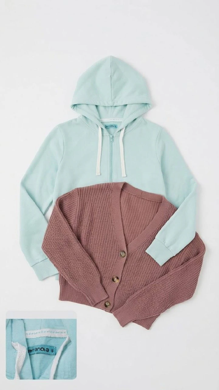 Terranova Комплект худи и кардиган, S/M — 1