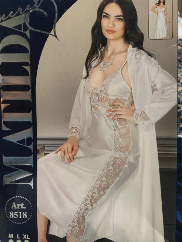 Matilda Secret Penuar va xalat to'plami, XL — 1