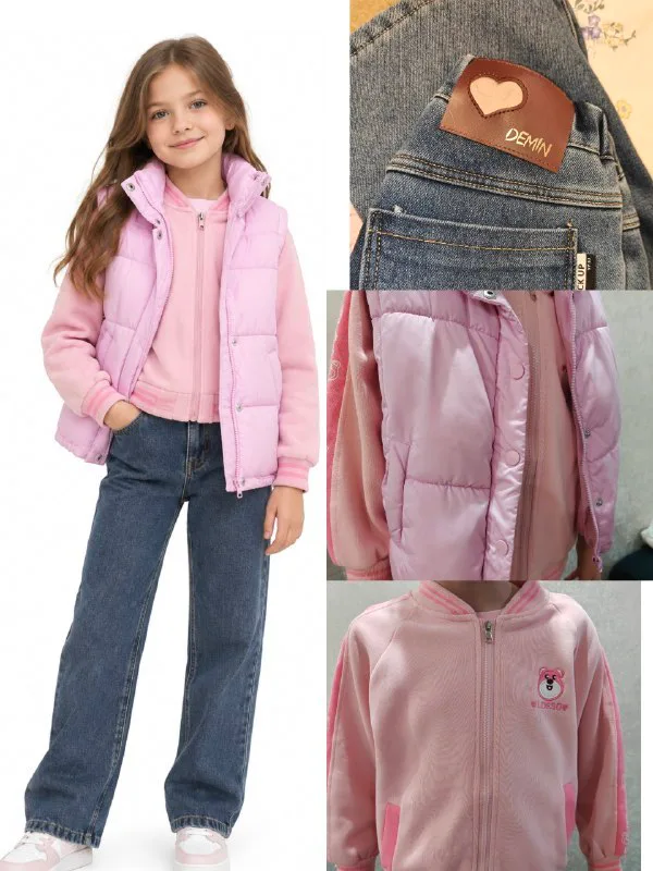 Primark Джинсы и жилетка, 8-9 лет — 1