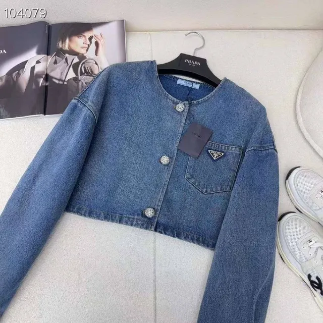 PRADA Джинсовый пиджак, S/M