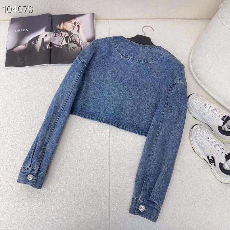 PRADA Джинсовый пиджак, S/M — 5