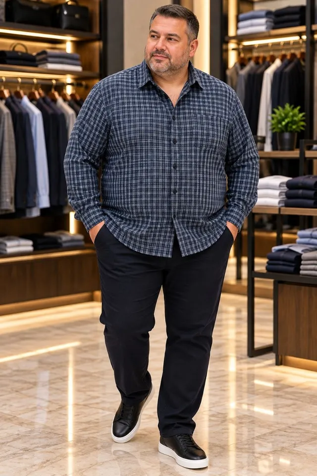 CASTELLI Рубашка фланелевая, 6XL