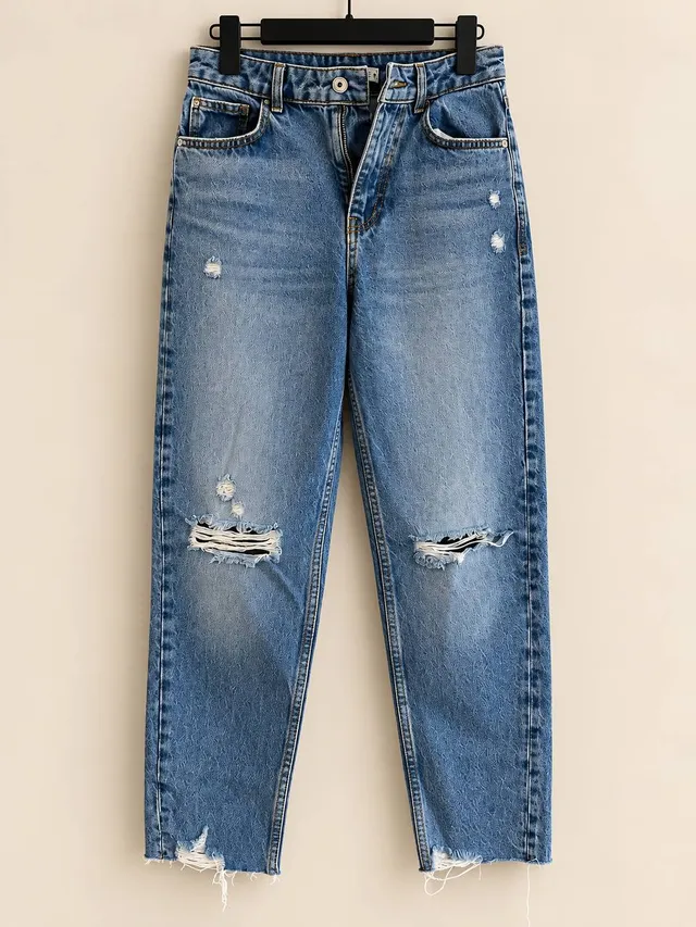 Zara Джинсы рванки moms, EU 36