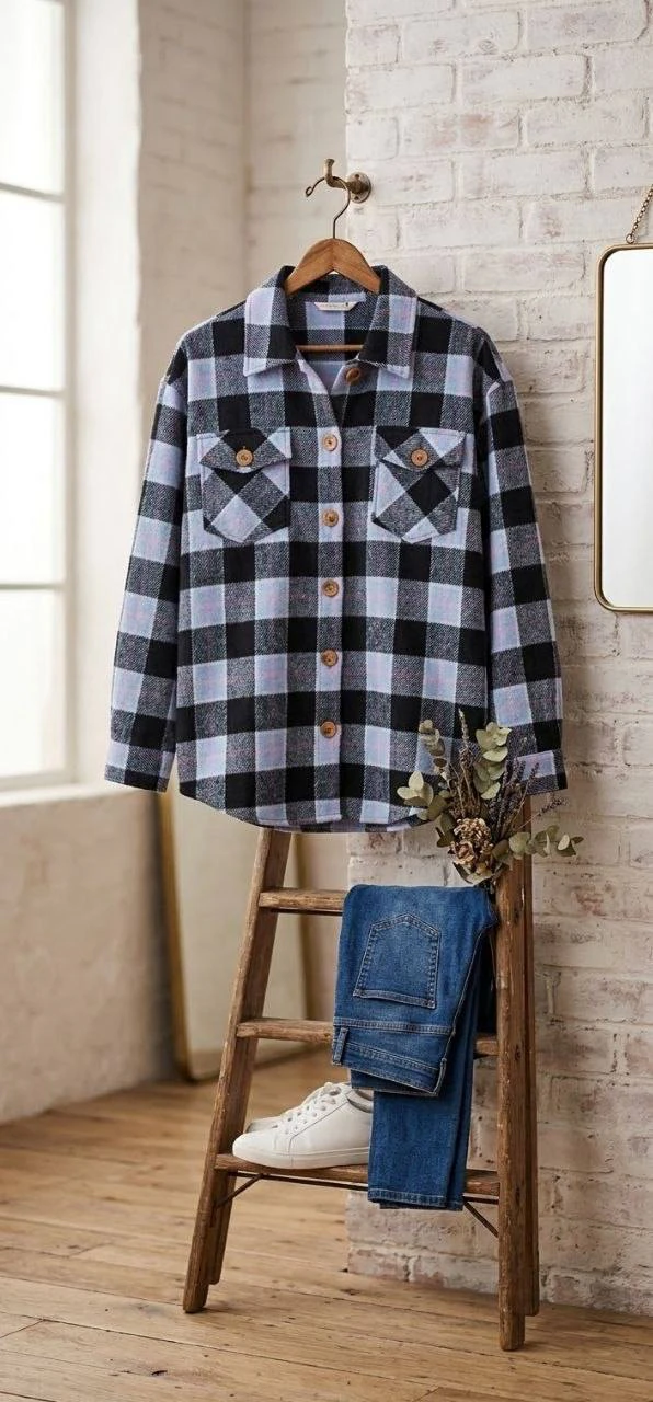 Warm & Cozy Рубашка кардиган, XL — 3