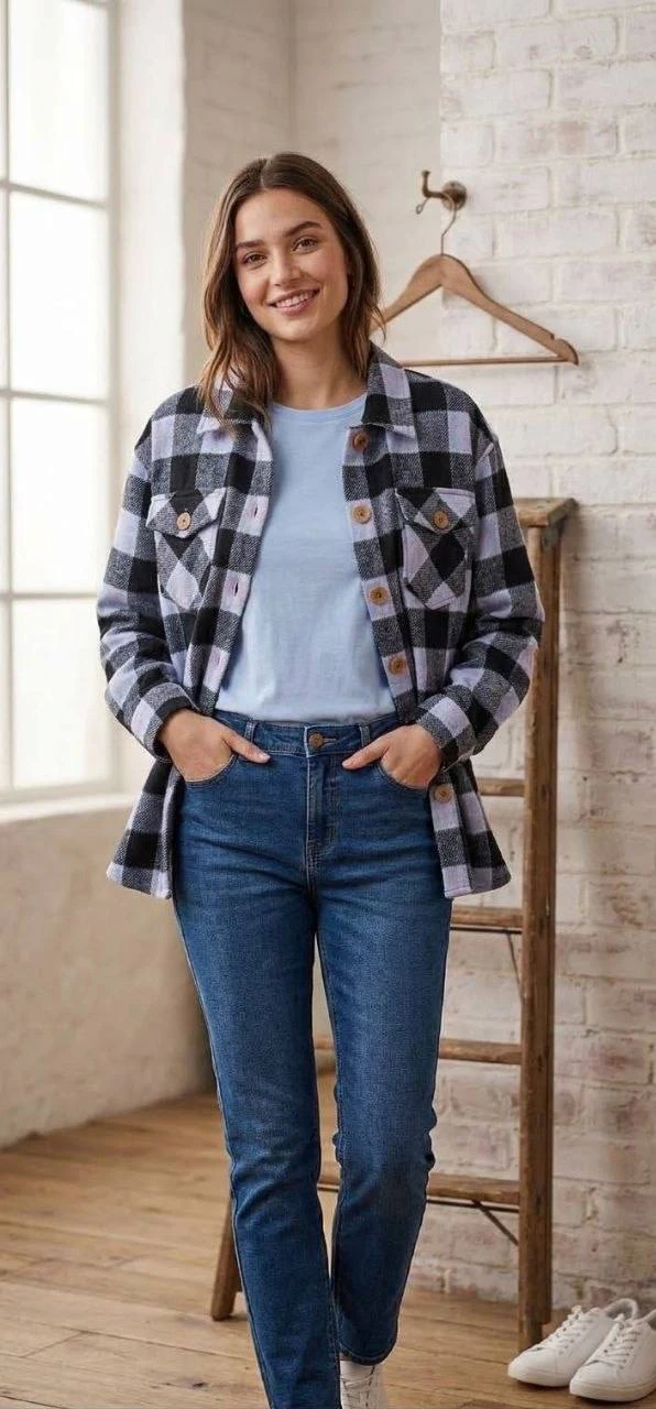 Warm & Cozy Рубашка кардиган, XL — 2