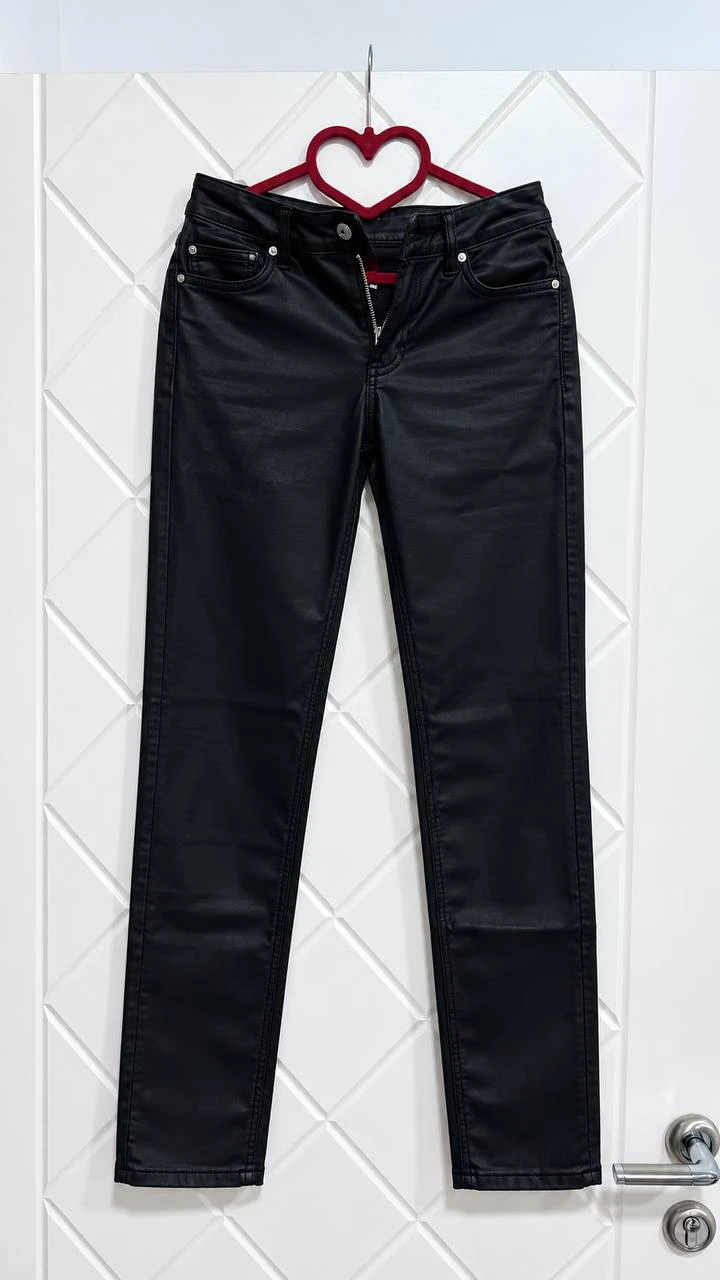 Mango Джинсы Skinny матовая кожа, EU 34 — 1