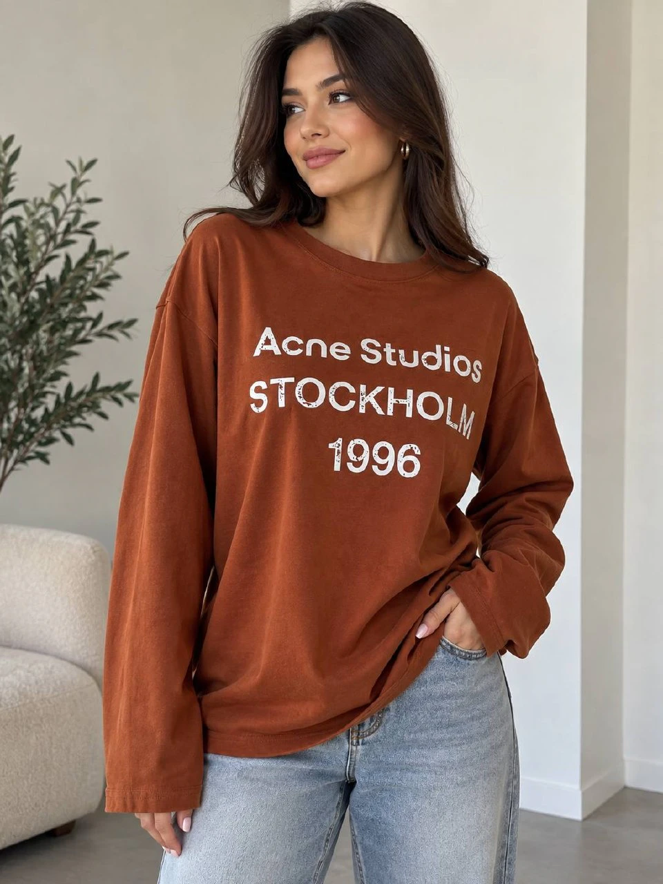 Acne Studio Лонгслив, Единый размер — 1