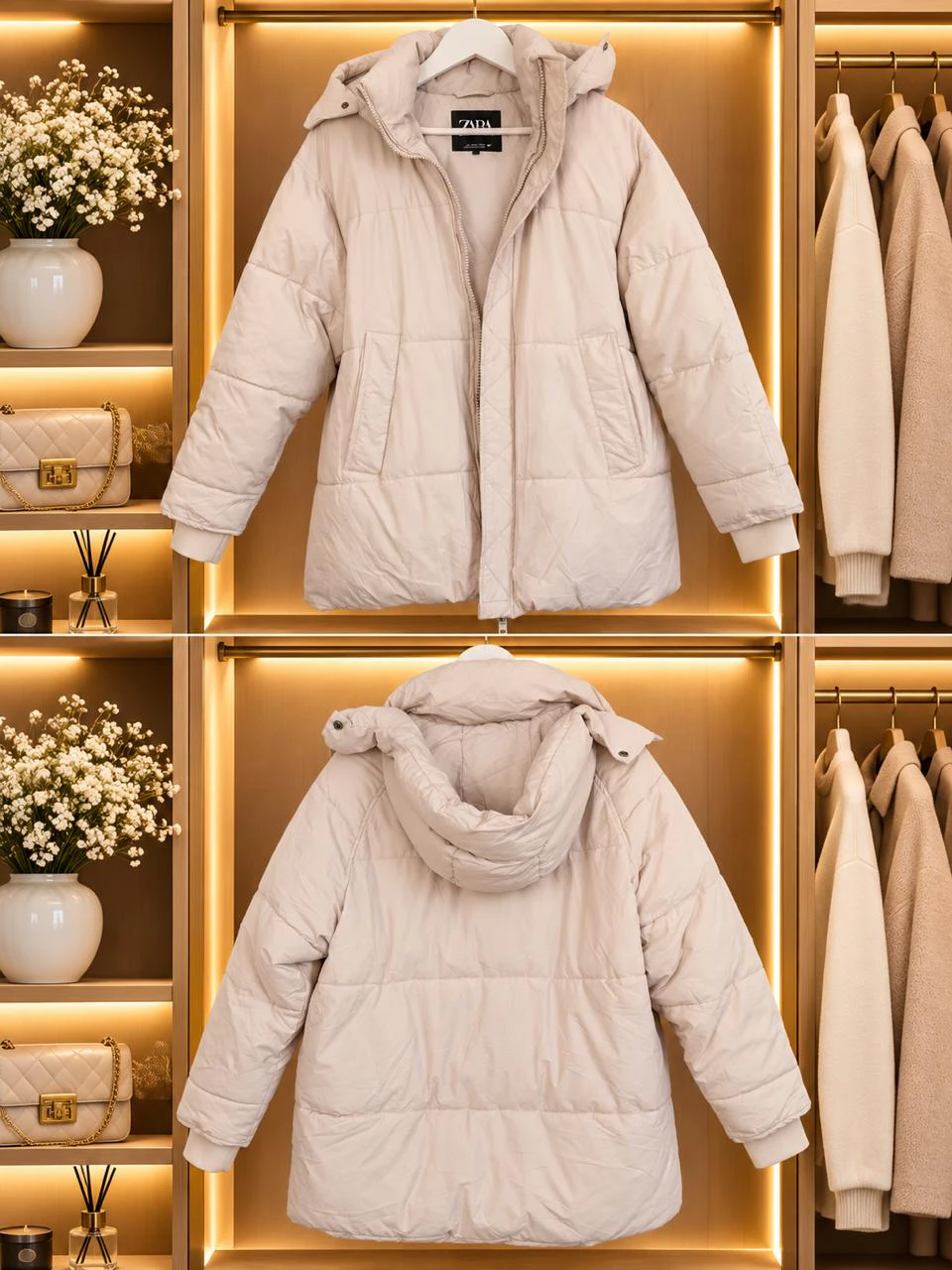 Zara теплая куртка, S — 1