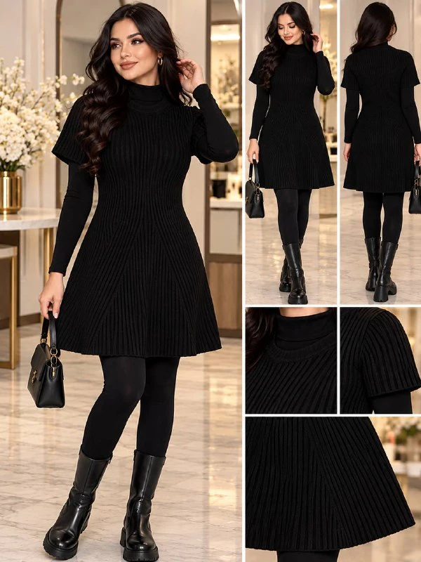 WOOL STYLE Платье вязаное, Единый размер — 1