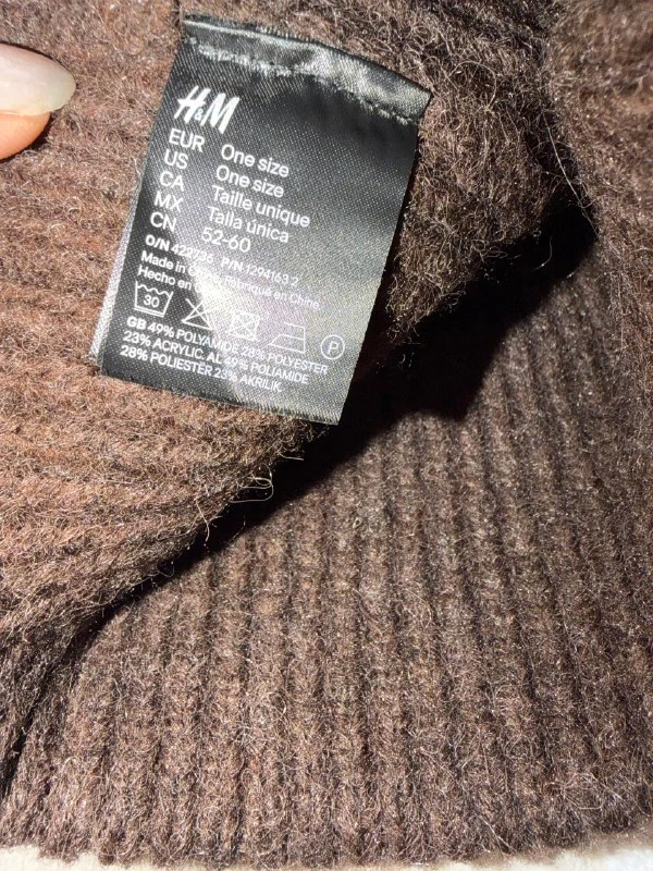 H&M Вязанная шерстяная шапка, Единый размер — 3