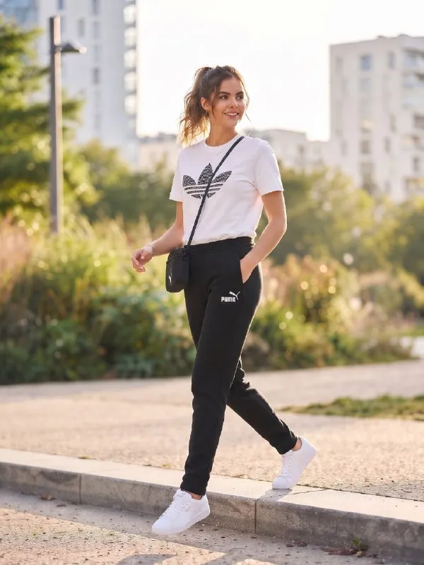 Adidas & Puma Джоггеры и футболка, M