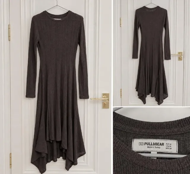 Pull&Bear Платье асимметричного кроя с длинным, M