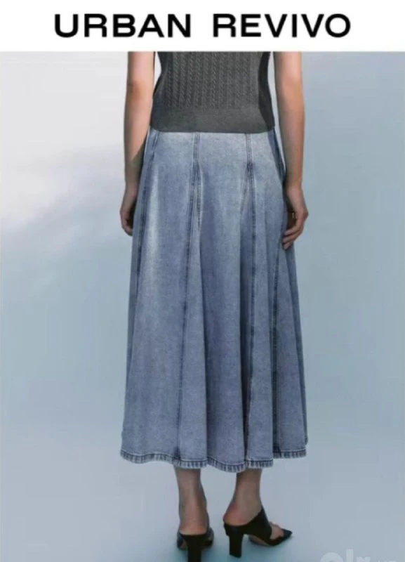 URBAN REVIVO Джинсовая юбка, XL — 3