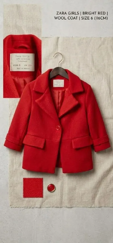 Zara Детское пальто, 116 см (5–6 лет)