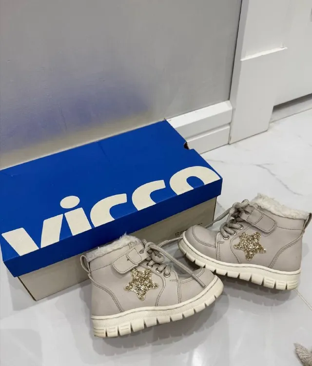 VICCO Сапожки из эко кожи с мехом утепленные, EU 23