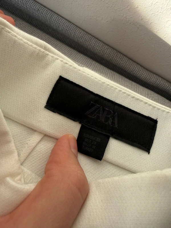 Zara Белые брюки, XS — 3