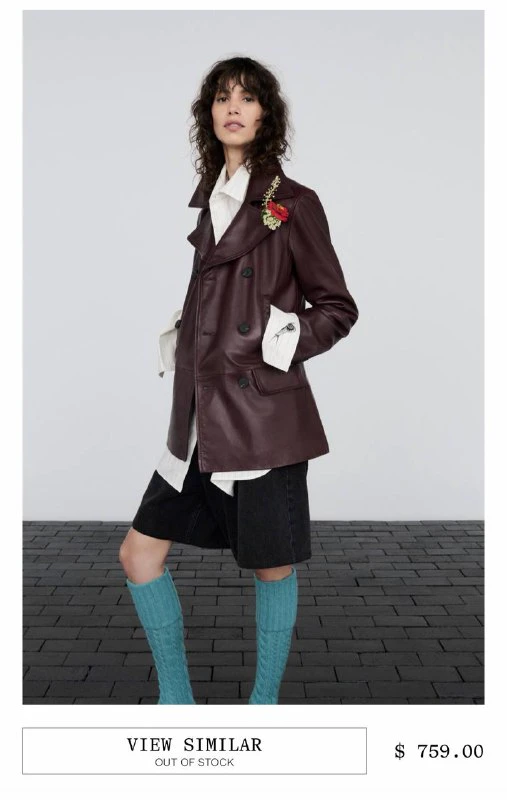 Zara Кожаное изделие, L — 4