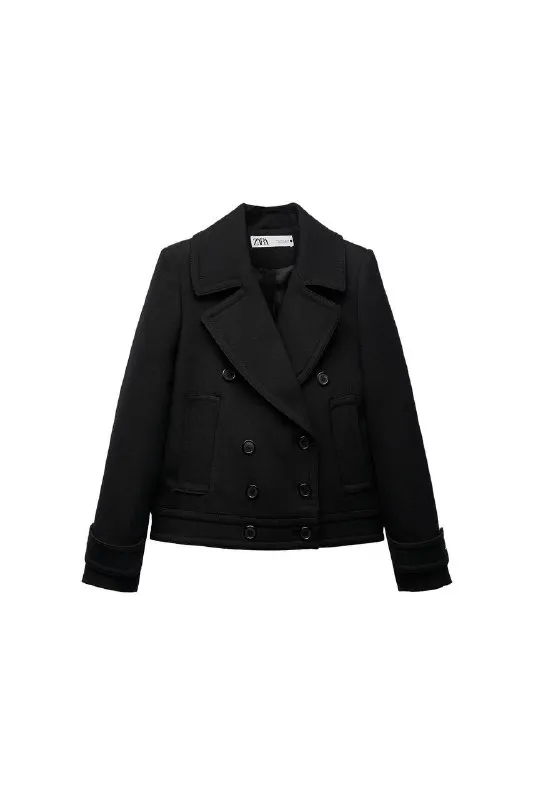 Zara Полупальто, XS/S