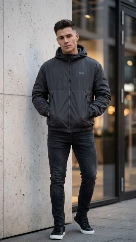 Bershka Ветровка мужская, XL/48-50