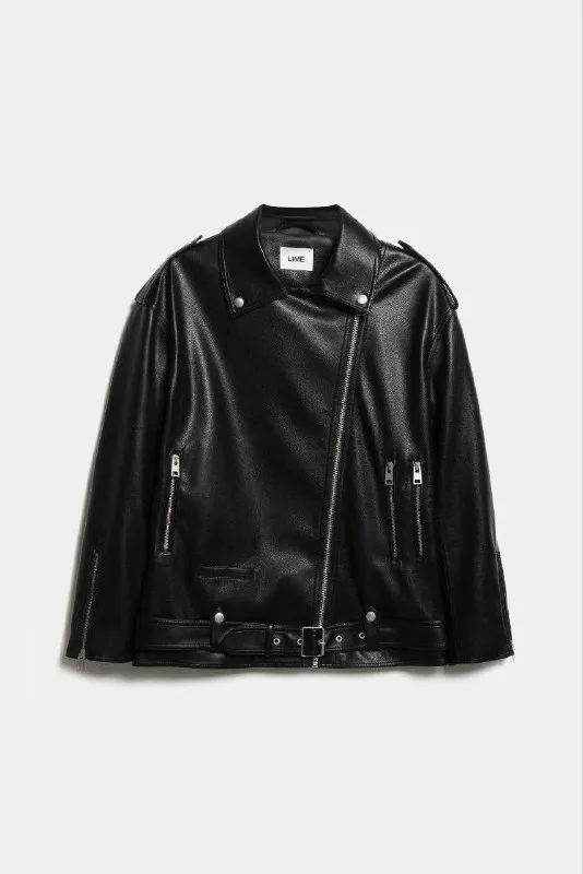 Lime Куртка из кожзам, XS