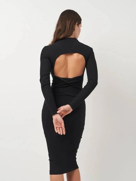 Zara Платье трикотаж миди, S/M — 2