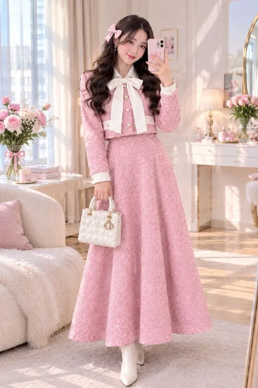 CHANEL Kastyum va yubka, L/XL