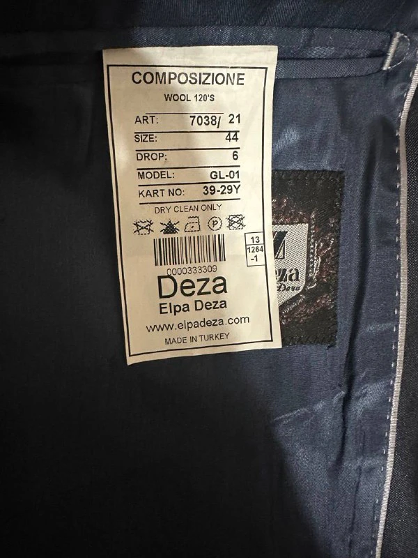ELPA DEZA Kostyum klassik (bryuki, komplekt), RU 44 — 2