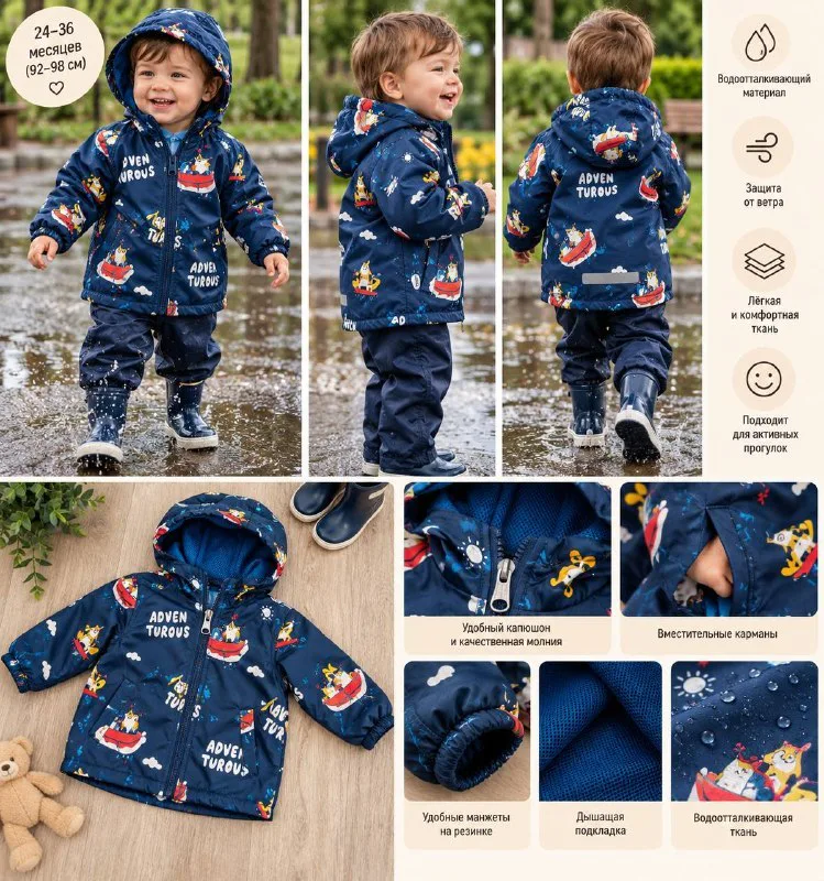 LC Waikiki Дождевик, 92 см (1,5–2 года) — 1