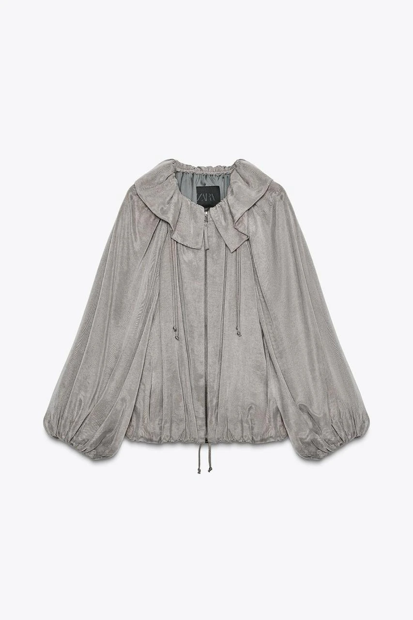 Zara Свободный бомбер, S/M — 2